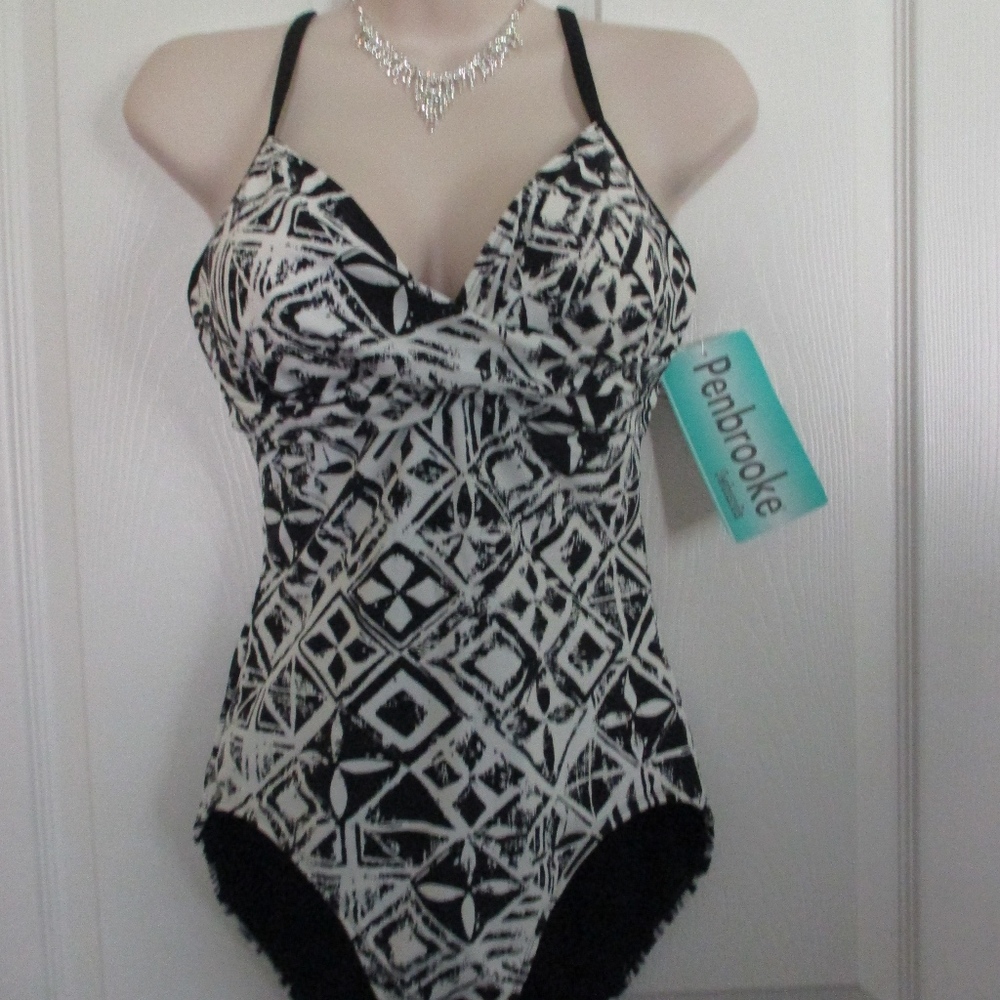 NWT - PENBROOKE swimsuit - sz 10 - MSRP $88.00
